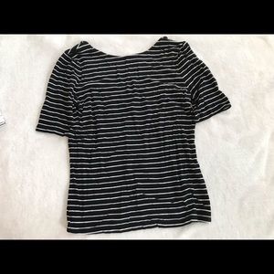 a new day striped shirt size medium